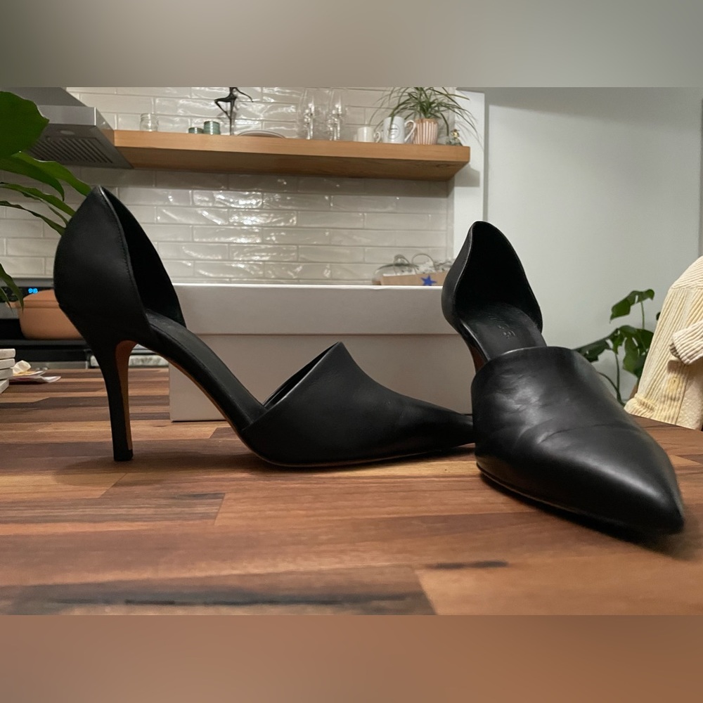 VINCE leather cut-out heels- worn once